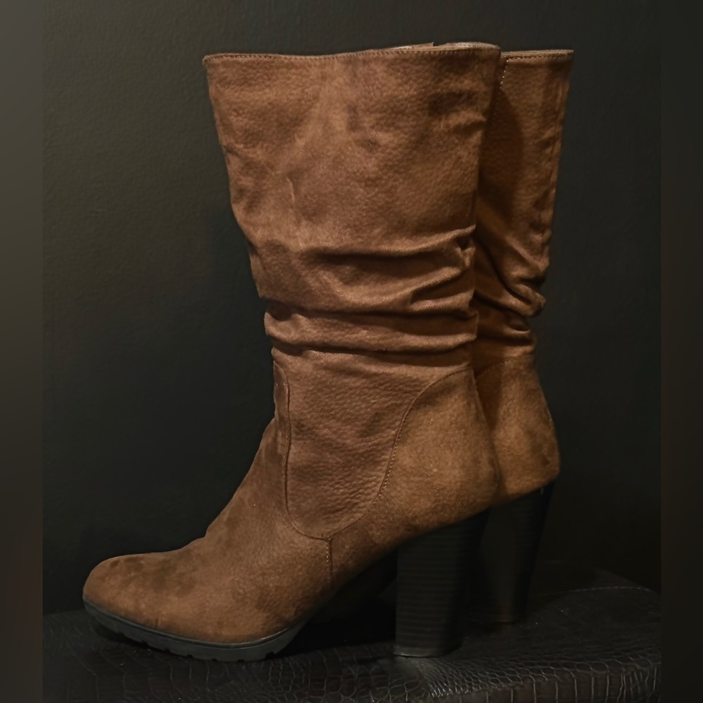 Brown Suede Women's Boots